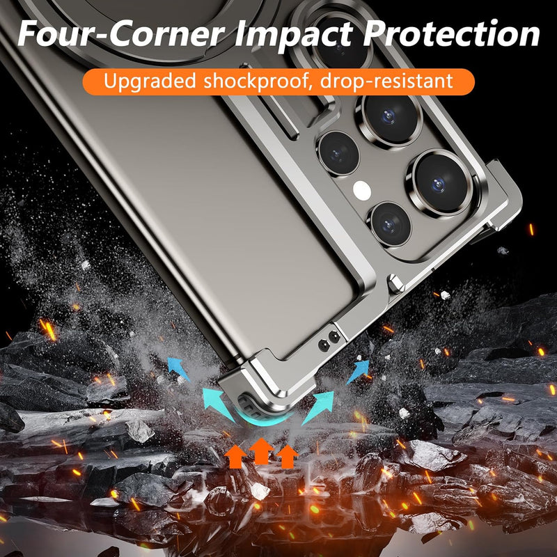 Samsung Galaxy S24 Ultra Case Metal Frameless Minimalist Case - Gorilla Cases