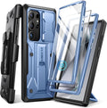 Samsung Galaxy S24 Ultra Case Phone Case Kickstand & Belt - Clip 6.8", Black