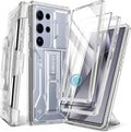 Samsung Galaxy S24 Ultra Case Phone Case Kickstand & Belt - Clip 6.8", Black