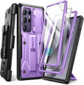 Samsung Galaxy S24 Ultra Case Phone Case Kickstand & Belt - Clip 6.8", Black