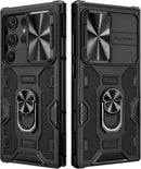 Samsung Galaxy S24 Ultra Case Stand & Slide Camera Cover