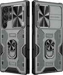 Samsung Galaxy S24 Ultra Case Stand & Slide Camera Cover