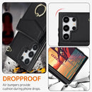 Samsung Galaxy S24 Ultra Case Wallet Card Holder Stand 4Card Slot Leather Case