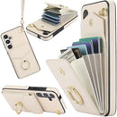 Samsung Galaxy S24 Ultra Case Wallet Card Holder Stand 4Card Slot Leather Case