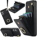 Samsung Galaxy S24 Ultra Case Wallet Card Holder Stand 4Card Slot Leather Case