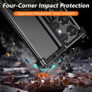 Samsung Galaxy S24 Ultra Minimalist Kickstand Heavy Duty Shockproof Phone Case