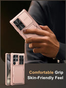 Samsung Galaxy S24 Ultra Slide Camera Protection Cover Wallet Phone Case