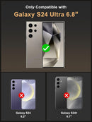 Samsung Galaxy S24 Ultra Slide Camera Protection Cover Wallet Phone Case