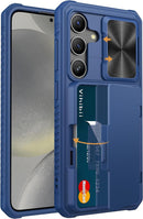 Samsung Galaxy S24 Ultra Slide Camera Protection Cover Wallet Phone Case