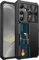Samsung Galaxy S24 Ultra Slide Camera Protection Cover Wallet Phone Case