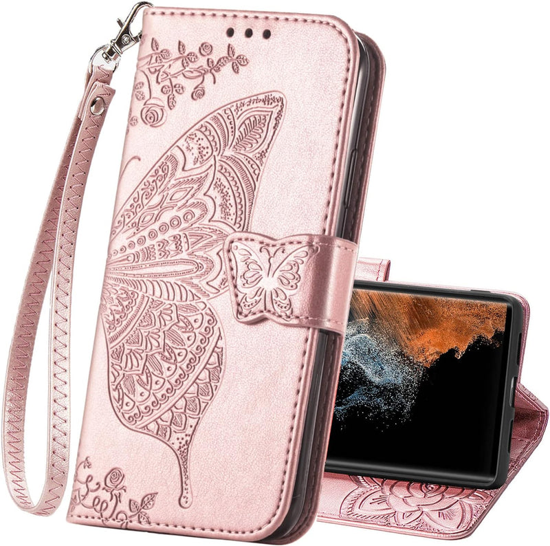 Samsung Galaxy S24 Ultra Women Flip Folio PU Leather Protective Case - Gorilla Cases