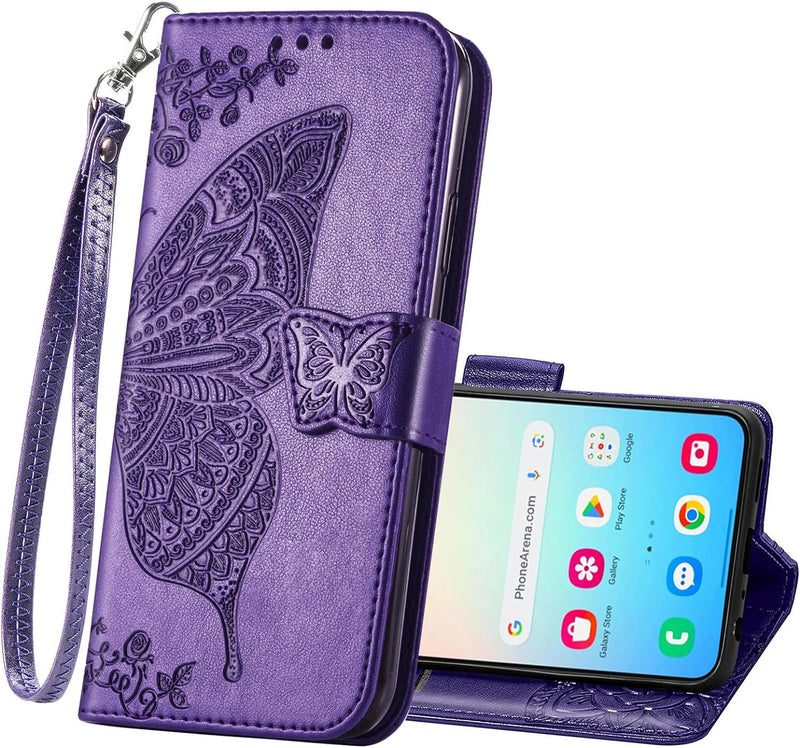 Samsung Galaxy S24 Ultra Women Flip Folio PU Leather Protective Case - Gorilla Cases