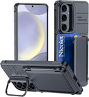 Samsung Galaxy S24 Wallet Case Card Holder Standing Kickstand Wallet Case