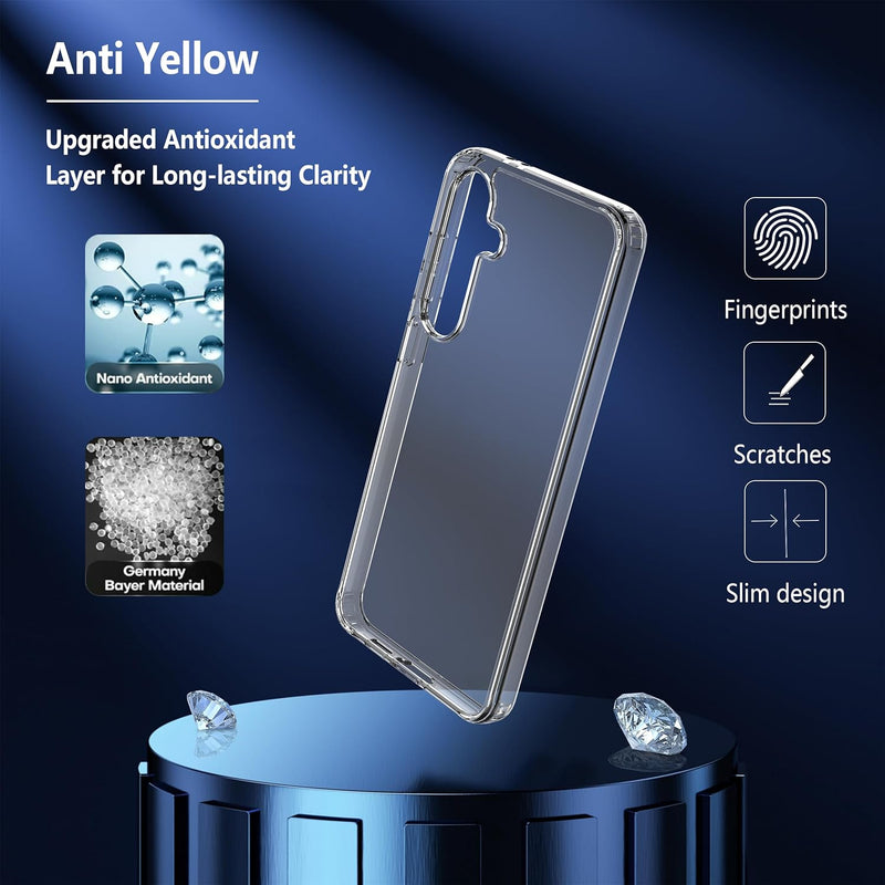 Samsung Galaxy S25 Anti Yellowing Clear Case - Gorilla Cases