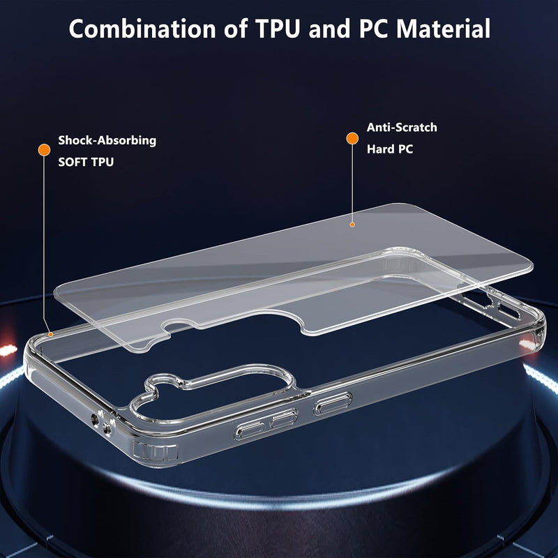 Samsung Galaxy S25 Anti Yellowing Clear Case - Gorilla Cases