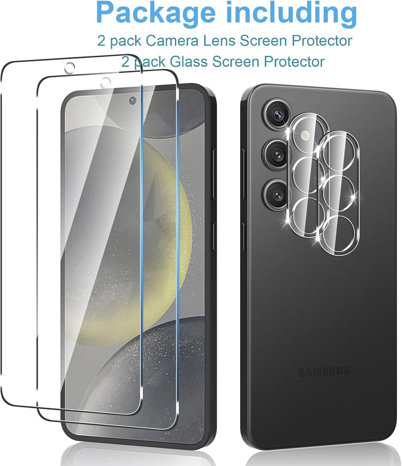 Samsung Galaxy S25 Camera Lens Tempered Glass Protector - Gorilla Cases