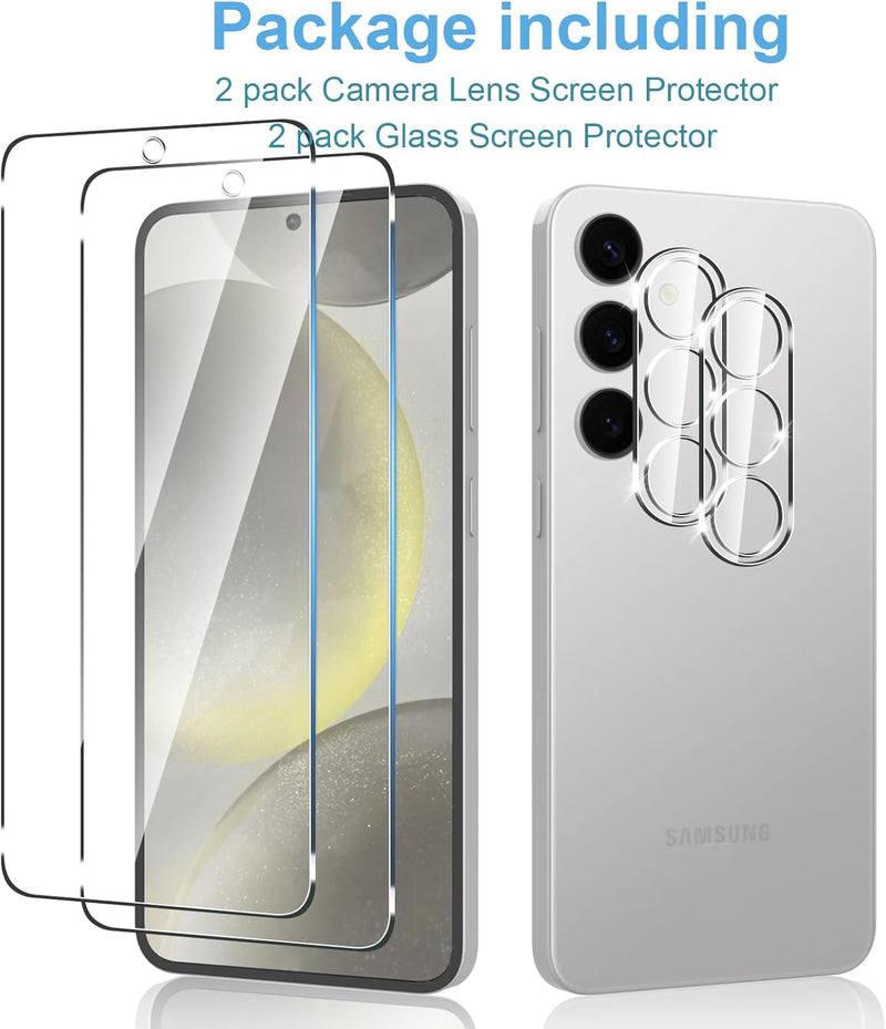 Samsung Galaxy S25 Camera Lens Tempered Glass Protector - Gorilla Cases