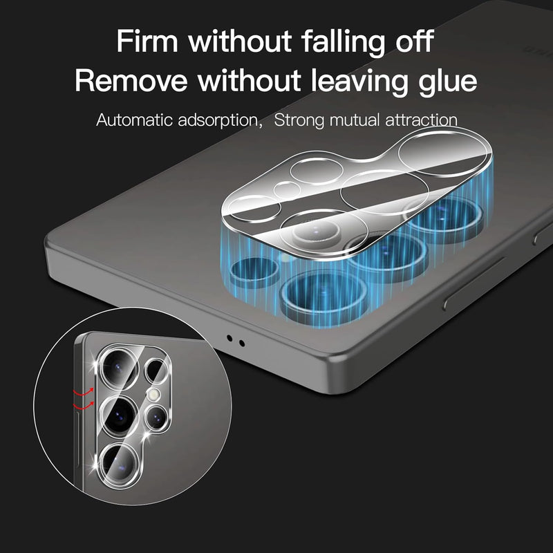 Samsung Galaxy S25 Camera Lens Tempered Glass Protector - Gorilla Cases