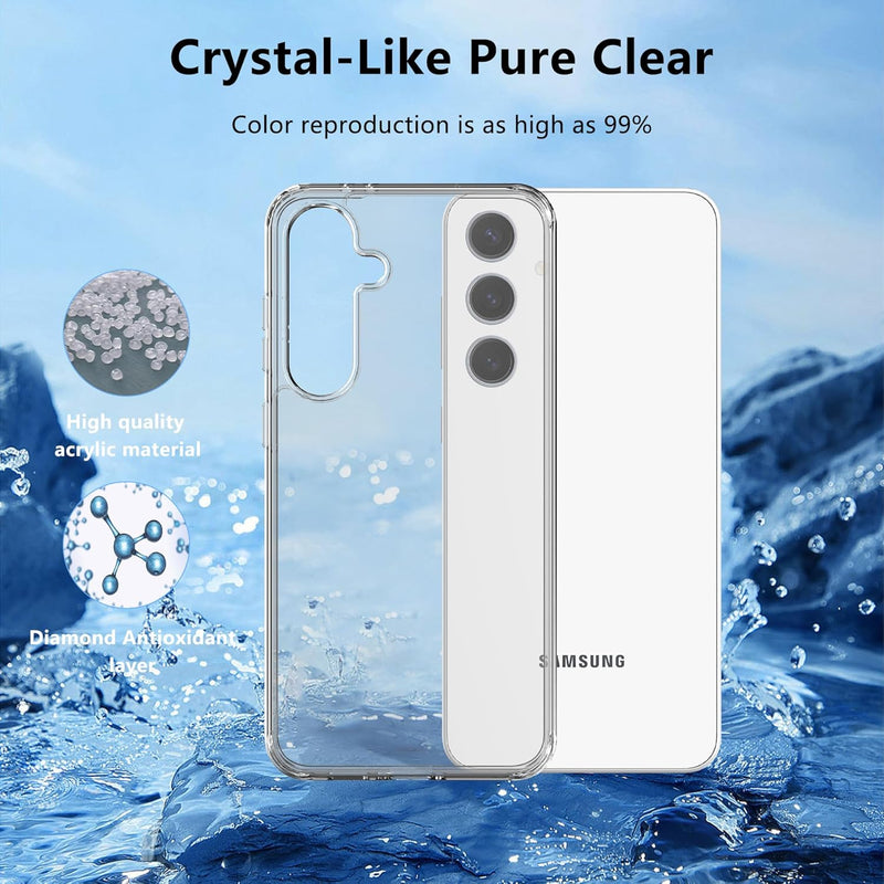 Samsung Galaxy S25 Clear Bumper and Hard PC Phone Case - Gorilla Cases