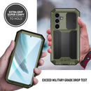 Samsung Galaxy S25 Plus Aluminum Metal Gorilla Glass Shockproof Protector Hard Case