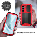 Samsung Galaxy S25 Plus Aluminum Metal Gorilla Glass Shockproof Protector Hard Case