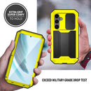 Samsung Galaxy S25 Plus Aluminum Metal Gorilla Glass Shockproof Protector Hard Case