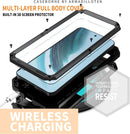 Samsung Galaxy S25 Plus Aluminum Metal Gorilla Glass Shockproof Protector Hard Case