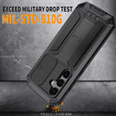 Samsung Galaxy S25 Plus Aluminum Metal Gorilla Glass Shockproof Protector Hard Case