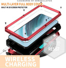Samsung Galaxy S25 Plus Aluminum Metal Gorilla Glass Shockproof Protector Hard Case