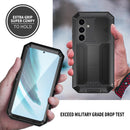 Samsung Galaxy S25 Plus Aluminum Metal Gorilla Glass Shockproof Protector Hard Case