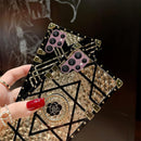 Samsung Galaxy S25 Plus Elegant Metal Corners & Ring Kickstand Case