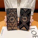 Samsung Galaxy S25 Plus Elegant Metal Corners & Ring Kickstand Case