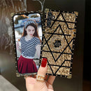 Samsung Galaxy S25 Plus Elegant Metal Corners & Ring Kickstand Case