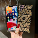 Samsung Galaxy S25 Plus Elegant Metal Corners & Ring Kickstand Case