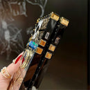 Samsung Galaxy S25 Plus Elegant Metal Corners & Ring Kickstand Case