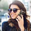 Samsung Galaxy S25 Plus Elegant Metal Corners & Ring Kickstand Case