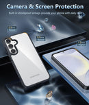 Samsung Galaxy S25 - Plus Military Grade Drop Protection Transparent Cases