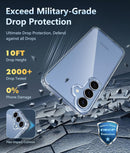 Samsung Galaxy S25 - Plus Military Grade Drop Protection Transparent Cases