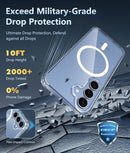 Samsung Galaxy S25 - Plus Military Grade Drop Protection Transparent Cases
