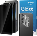Samsung Galaxy S25 Privacy Screen Protector with Camera Lens Protector Glass