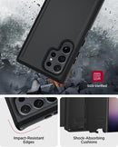 Samsung Galaxy S25 Ultra Rugged Heavy - Duty Holster Case with 360° Rotating Belt Clip