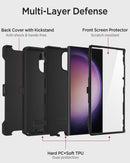 Samsung Galaxy S25 Ultra Rugged Heavy - Duty Holster Case with 360° Rotating Belt Clip