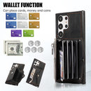 Premium Samsung Galaxy S25 Ultra Leather Wallet Case with Card Slots