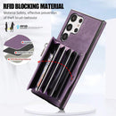 Premium Samsung Galaxy S25 Ultra Leather Wallet Case with Card Slots