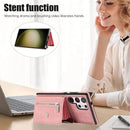 Premium Samsung Galaxy S25 Ultra Leather Wallet Case with Card Slots