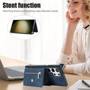 Premium Samsung Galaxy S25 Ultra Leather Wallet Case with Card Slots