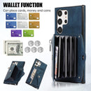 Premium Samsung Galaxy S25 Ultra Leather Wallet Case with Card Slots