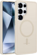 Galaxy S25 Ultra MagSafe Compatible Anti - Fingerprint Hard Back Protective Case