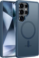 Galaxy S25 Ultra MagSafe Compatible Anti - Fingerprint Hard Back Protective Case