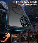 Galaxy S25 Ultra MagSafe Compatible Anti - Fingerprint Hard Back Protective Case